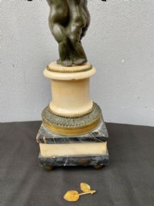 Paire de candélabres en bronze doré - Restauré (en cours) - Foto 8