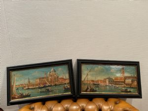 Coppia delle vedute di VENEZIA dell'700