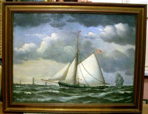 Sailing Ship at Sea 1876