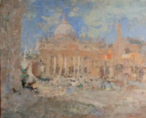 Roma, Piazza San Pietro, 1927