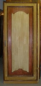 Door with a panel.