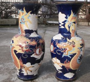 Pair of large vases