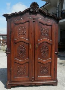Richly Carved 18th Century Wardrobe