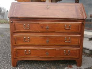 Inlaid slant-front desk