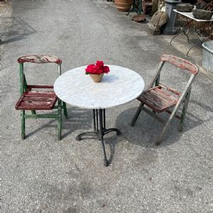 Tavolo in marmo rotondo