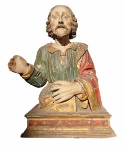 Sculpture depicting the Apostle John