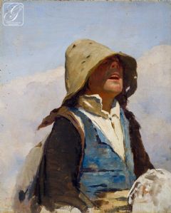 Giovanni Battista Quadrone (Mondovì, 1844-Turin, 1898) - Vorstudien VERKAUFT