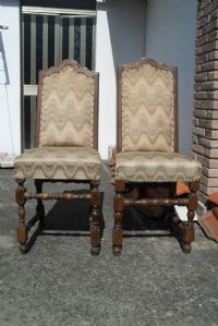 Two spindle chairs