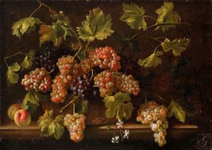 Giovanni Stanchi (Rom 1608-1675) - Stillleben mit Früchten - VERKAUFT