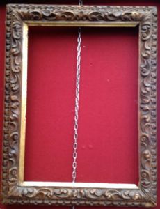 cornice legno XVII