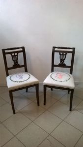 Pair of neoclassical chairs