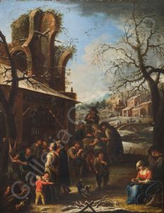 Pietro Domenico Olivero (Ollivero, Turin 1679-1755) - Frühling / Sommer / Herbst / Winter VERKAUFT