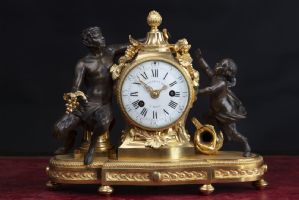 Orologio Luigi XV con Satiri