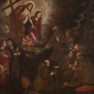 Grande pintura religiosa da primeira metade do século XVIII