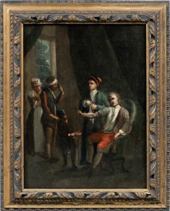 European painter (18th c.) - The bloodletting.
