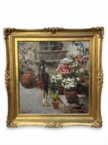 Vincenzo Irolli (Neapel, 1860, Neapel 1949) Das kleine Gebet