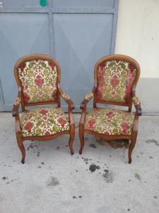 2 poltrone in ciliegio metà ottocento sempre in prima patina belle l58xp50xhh100  seduta h45  garanzia termini di legge 