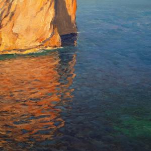 Michele Federico, olio su tavola, "Capri", Epoca '900, Michele Federico, oil on panel, ‘Capri’, 20th century - Foto 6