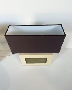 Coppia di lampade Decò 1930 - pergamena, legno, galuchat - Foto 9