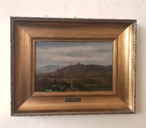 Dipinto olio su tela , GIUSEPPE HAINMANN (Milano 1828-Alessandria d'egitto