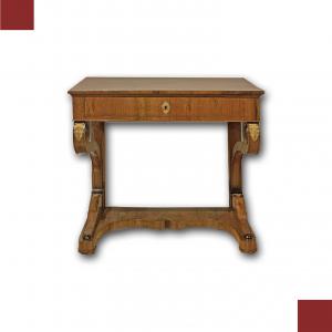 Console table with gilded bronze decorations, early 19th century