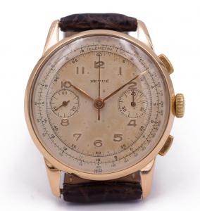 Cronografo in oro Revue anni 50