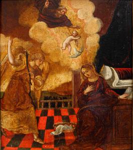 Scuola dalmata, XVII secolo, Annunciazione