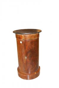 1800s French Cylinder Cabinet, Directory Style, Mahogany Wood
