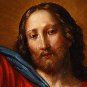 Scuola centro italiana, XVIII secolo, Cristo benedicente - Foto 9