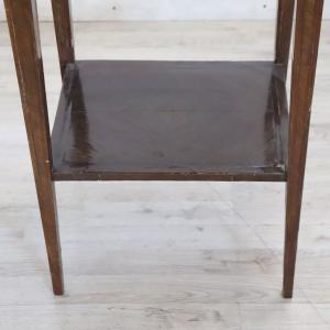 Antique 18th-century walnut center table - Foto 5