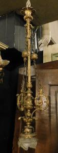 LAMP227 - Deckenleuchte aus dem 20. Jahrhundert, Umfang 20 cm x H 80 cm