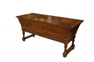 Antique French kneading trough from the early 1800s
