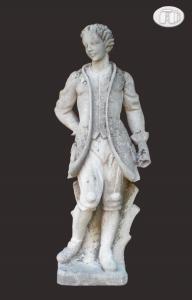 ESTÁTUA COM BASE DE PEDRA