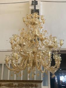 Murano-Lüster, Maße: 140 Durchmesser, 160 Höhe