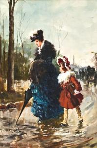 Olio su tavola di Aldo Affortunati, Oil on panel by Aldo Affortunati