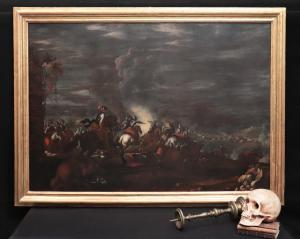 Ilario Mercanti "Lo Spolverini" (1657-1734) - Batalha