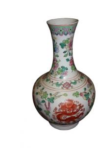 Vaso Cinese Monofiore di inizio 1900