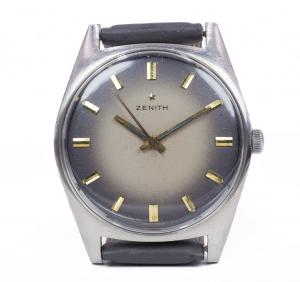 Orologio da polso vintage Zenith in acciaio, anni 70