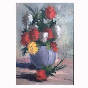 G. Marini Stillleben mit Blumenvase