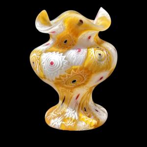 Murrina-Vase. Manufaktur Fratelli Toso. Murano