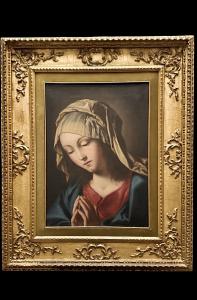 Dipinto raffigurante la Vergine Maria in preghiera.Ambito di Giovanni Battista Salvi (Sassoferrato).