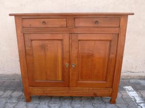 Antique solid cherry wood sideboard, mid-1800s - Foto 9