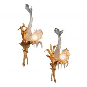 Art Nouveau Sconces Pair, France, First Half 20th Century