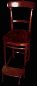 Rara poltrona da barbiere Thonet della produzione 1870 integro marchiato