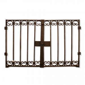 Wrought iron gate. 1800s period.