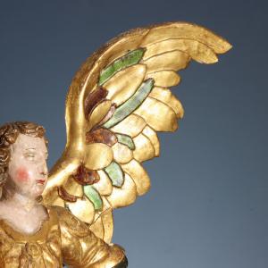 Pair of Baroque Candlestick Angels, Italy, 17th Century - Foto 6