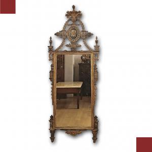 SPECCHIERA NEOCLASSICA CON SFINGE SECONDA META’ XVIII SECOLO 