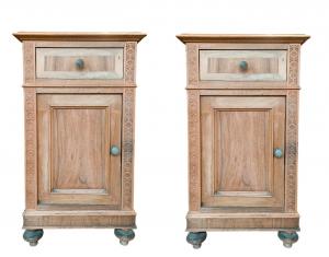 Coppia di comodini in legno – Primi ‘900