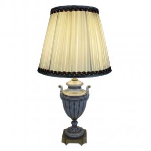 Decorated Porcelain Table Lamp