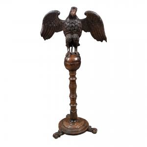 Carved wooden lectern - Eagle. Italy, 19th century.